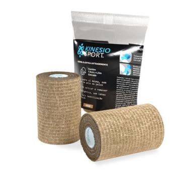 Imagem de ATADURA Elástica Autoaderente KinesioSport 7.5cm x 4.5m - BEGE