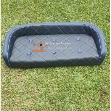 Imagem de Banco de charrete estilo sofá - Tapeçaria Guilherme