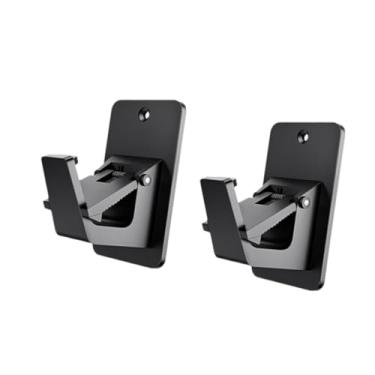 Imagem de Fenteer 2x Suportes para Varão de Cortina Suportes para Escritório Ganchos Universais Cabides para Casa Quarto Janela Banheiro Chuveiro Banheira Varas