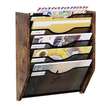 Imagem de PAG-Mass Organizador De Arquivos Parede Pag-Mass, Correspondências Malha 5 Camadas Montado, Suporte Para Pendurar, Porta-Revistas Documentos, Revistas, Literatura, Arquivo, Correspondências, Envelop