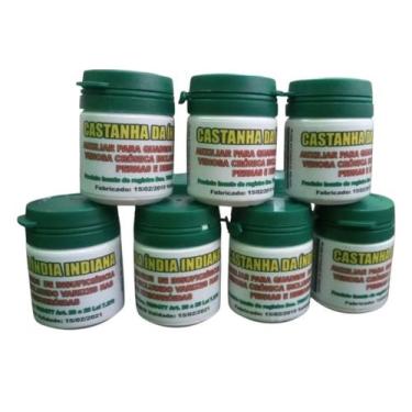 Imagem de Castanha da índia Indiana Original lacrada 7 Potes - Natural Ervas