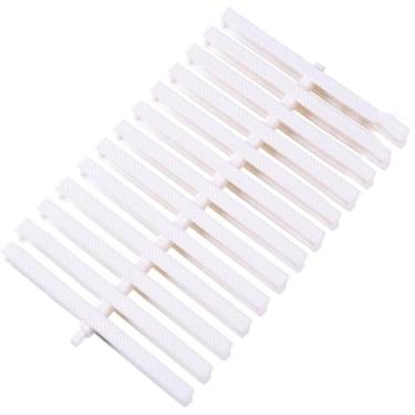 Imagem de Grelha De Transbordamento De Piscina Abs, Filtro De Proteção De Calha Splicable, Grade De Transbordamento De Calha, Tampa De Grade De Plástico Antiderrapante De Deck De Pát, 25x100CM/2pcs