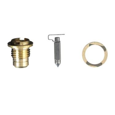 Imagem de Quicksilver Conjunto de agulha e assento de entrada 7824 para Mercury and Mariner 2 ciclos, motores de popa V6, 135-200hp