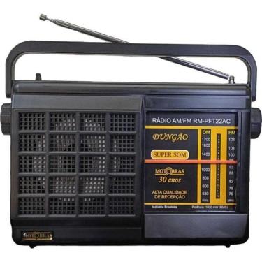 Imagem de Rádio Portátil Motobras Rm-pft22ac 2 Faixas Preto