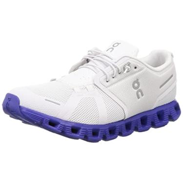 Imagem de On Cloud 5 Tênis de corrida masculino, Frost/Índigo, 38