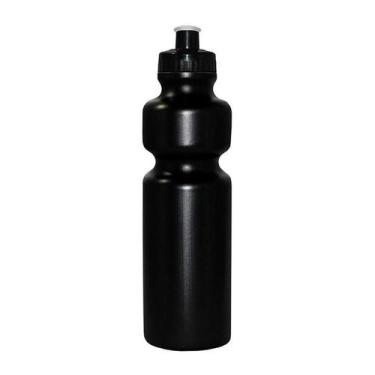 Imagem de Kit 50 Squeezes 750Ml Preto Plástico Premium - Bb Store