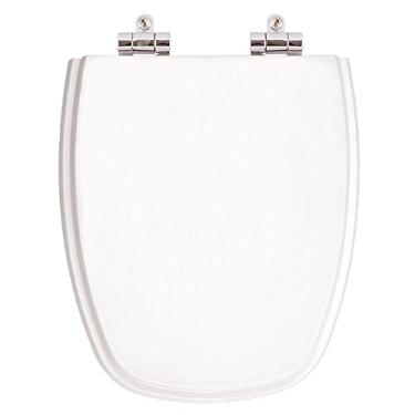 Imagem de Assento Sanitario Poliester Antibacteriano Com Amortecedor Monte Carlo Branco Para Vaso Deca