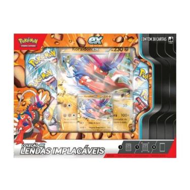 Imagem de Coleção Koraidon Ex Lendas Implacáveis Pokémon 38 Cartas Copag Baralho