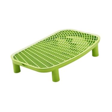 Imagem de Fenteer Rampa para Acesso à Caixa de Areia para Gatos Menores E Idosos, Verde