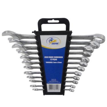 Imagem de Jogo de Chaves Combinadas 12 peças  7 a 22mm 