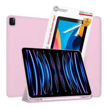 Imagem de Capa Para iPad Pro 11 2ª 3ª 4ª 5ª Geração Smart Premium Porta Caneta +