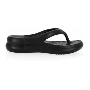 Imagem de Chinelo Feminino Ortopédico Nuvem Marshmallow Piccadilly Macio, Preto,