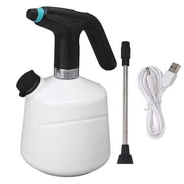 Imagem de Jiawu Frasco de Spray Elétrico, Mister de Planta Recarregável, Rega Automática, Garrafa de Pulverizador Portátil para Rega de Plantas Internas e Externas, Fertilização, Limpeza (Preto)
