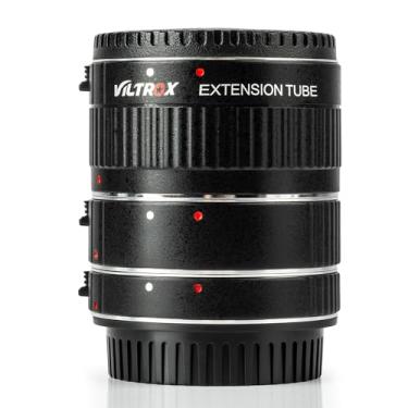 Imagem de VILTROX Conjunto de tubos de extensão macro de foco automático DG-C compatível com lentes Canon EF EF-S DSLR Camera 2000D 1300D 800D 600D 400D 200D 90D 70D 50D 30D 10D 7D 6D 5D T7 T6 T5 T4i SL3 (12 mm