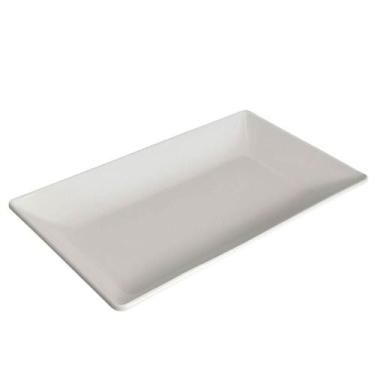 Imagem de Travessa Melamina Branca 35x22,5cm Wolff Bandeja Servir Porç