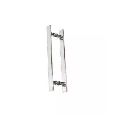 Imagem de Puxador Para Porta Pivotante Barra Chata Reto Polido - 100Cm