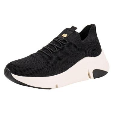 Imagem de Tênis feminino slip on modare 7401105, Preto, 36