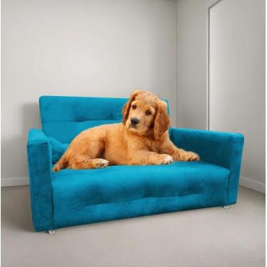 Imagem de Sofá Pet Cães E Gatos Porte Pequeno Médio Bob - Silverio Decor, Turque