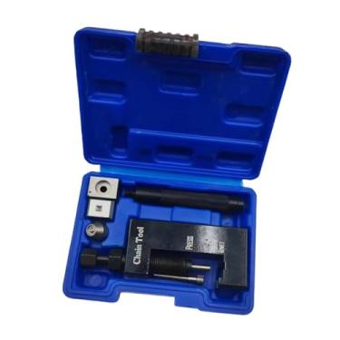 Imagem de Generic Kit de ferramentas de rebite para disjuntor de corrente de motocicleta para correntes O- 520 525 530 Ferramenta de instalação de corrente para