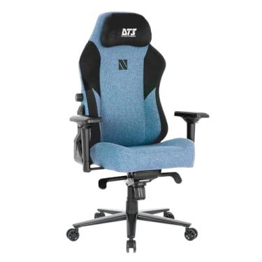 Imagem de Cadeira Gamer DT3 Nero, Revestimento com Tecido DT3 Max2Weave™, almofada magnética, apoio lombar integrado, braços 4D+, suporta até 140kg e altura máx. de 1,85m(Cloud)
