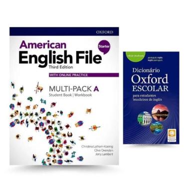 Imagem de Kit: American English File Starter a - Multi-Pack - 3Rd Ed + Dicionári