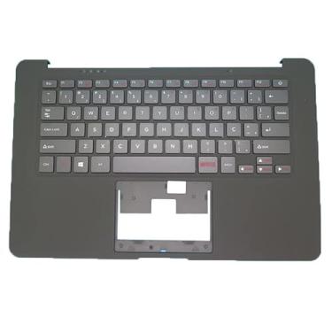 Imagem de Teclado portátil preto PalmRest&Grey para Positivo Motion Q232A Motion Plus Q432A Brasil BR Red Mark Sem Touchpad