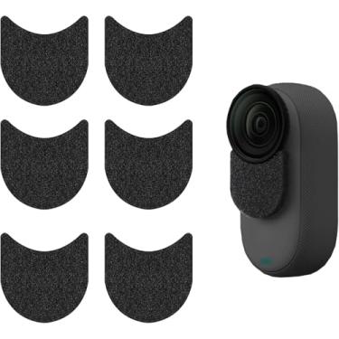 Imagem de Pacote com 6 protetores de vento de microfone para Insta360 GO 3/3S, para acessórios Insta360 GO 3/GO 3S, reduz o ruído do vento
