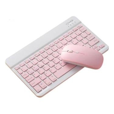Imagem de Kit Mouse Teclado Magnético Bluetooth Para Redmi Pad 2 2025 Cor Preto 