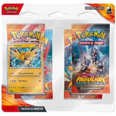Imagem de Blister Quadruplo Pokemon TCG Fagulhas Impetuosas Copag