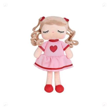 Imagem de Mini Boneca de Pano Tica Brinquedo Crianças e Decoração Metoo 20cm
