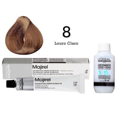 Imagem de Coloração Majirel 8 Louro Claro+ Emulsão Oxi 20 Vol. 75ml  L'Oréal - L