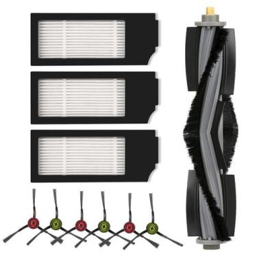 Imagem de (10 peças) Peças de reposição para aspirador ECOVACS DEEBOT X1 OMNI - 
