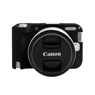 Imagem de Easy Hood Capa R50V, capa protetora de silicone macio para câmera digital Canon EOS R50 V, leve EOS R50V, capa protetora de corpo (preta)