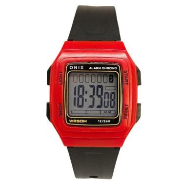Imagem de Relógio Menino Onix Digital It-7300122) Vermelho E Preto