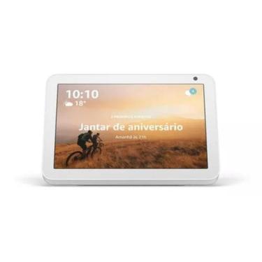 Imagem de Amon Echo Show 8 2º Geração Branca Com Camera E Tela - Amazon