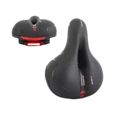Imagem de Assento De Bicicleta Unissex Respirável, Oco, Com Absorção De Impacto,