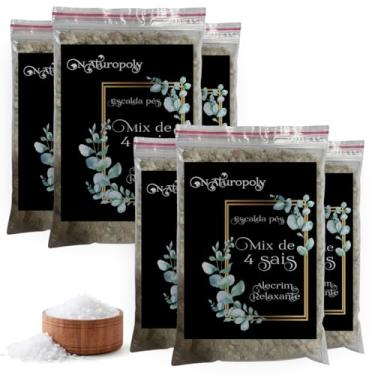 Imagem de Escalda Pés 4 Sais De Luxo Himalaia Epsom Quântico Fragrância Alecrim Compre 3 Ganhe 3!