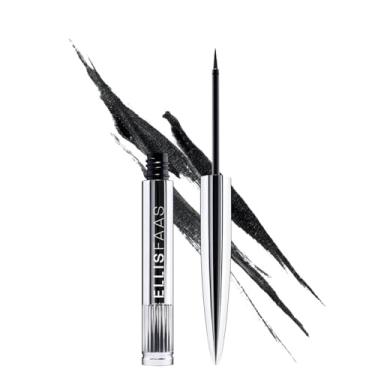 Imagem de Ellis Faas Delineador líquido – Caneta delineadora de olhos ultra fosca | Cor pura intensa | Ponta de precisão à prova de manchas | Acabamento arrojado à prova d'água para todos os tons de pele e