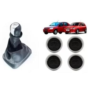 Imagem de Coifa Manopla Bola Câmbio Difusor Saída Ar Celta Prisma Pto