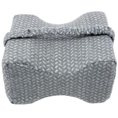 Imagem de Almofada de joelho para quem dorme de lado, alívio da dor no quadril, alça ajustável, perna de espuma viscoelástica para dormir de lado, entre as pernas para dor lombar ciática, almofada de joelho com