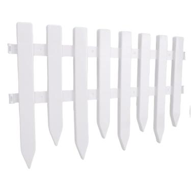 Imagem de AYNEFY 5pcs Cerca de Orla de Paisagem Decorativa, Plástico de Bordas de Jardim de Plástico Painel de Fronteira Orning Painel de Fronteira para Canteiros de Flores Pathways Walkways