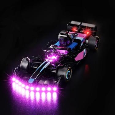 Imagem de Hilighting Upgraded Led Light Kit Compatible with Lego BWT Alpine F1 Team A524 Race Car Building Set, Lights Decoration Compatible with Lego 77248 (Model Not Included)