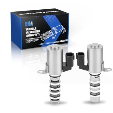 Imagem de ENA Solenoide de sincronismo de válvula variável do motor compatível com Nissan Altima Maxima Pathfinder Quest INFINITI JX35 QX60 3.5L V6 2007-2015 Solenoide de atuador de posição do eixo de comando
