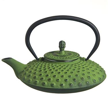 Imagem de M.V. Trading Bule de chá de ferro fundido T7053 Felicity, 765 g, Mochi verde