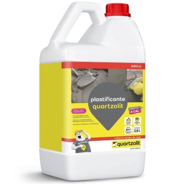 Imagem de Aditivo Plastificante 3,6 Litros - 30380.03.30.008 - Quartzolit Aditivo Plastificante 3,6lts Quartzolit