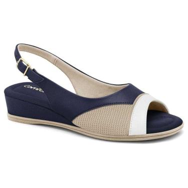 Imagem de Sandália Feminina Comfortflex Slingback Peep Toe