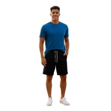 Imagem de Bermuda Tactel Reforçada Premium Masculina Com Elástico-Masculino