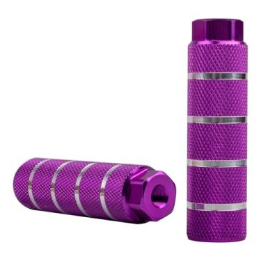 Imagem de KINSPORY Pegs de bicicleta, eixos de 3/20.3 cm de liga de alumínio antiderrapantes, cavilhas de bicicleta BMX para bancos traseiros de mountain bike, suportes para ciclismo