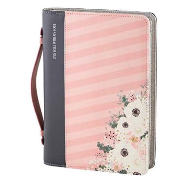 Imagem de Creative Brands Capa da Bíblia de Couro Vegano Joyful Expressions G1875, 15 x 23 cm, é bem