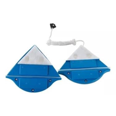 Imagem de Limpador de Vidro Magnético 2 em 1 Rodo Mágico – Limpeza de Janelas Duplas com Ímã Potente e Cabo de Segurança